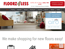 Tablet Screenshot of floorz4less.com